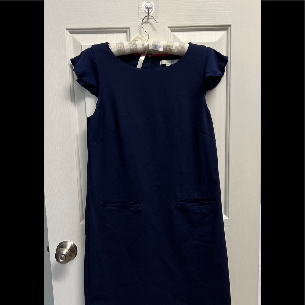 Boden navy shift dress with pockets